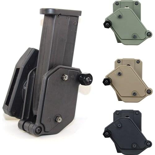 Tactical IPSC Multi-angle Speed Gun Magazine Pouch Adjustment Pistol Mag Pouch Airsoft Mag Holster Military Hunting Accessories