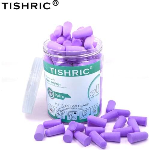 TISHRIC 30pairs 35dB Earplugs Sleep Noice Reduction Noise Cancelling Anti-noise Ear Protection For Travel/Sleep Ear Plugs