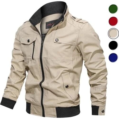 2020 Military Jacket Men High Quality Windbreaker Pilot Coat Army Mens Bomber Jackets Cargo Flight Jacket Male Clothes