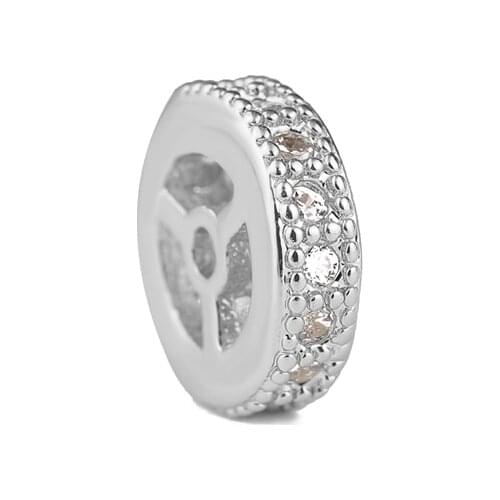 2019 Jewelry Making Supplies Gold 8mm Round Spacer Beads For DIY Bracelets Jewelry Making Accessories Copper CZ Beads