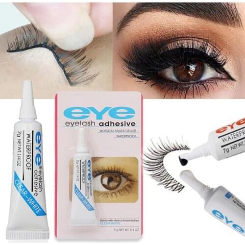 1 pcs False Eyelash Glue For Lashes Eyelash Extension Makeup Eyelashes Glue Waterproof Invisible Eyelashes White/Black Glue