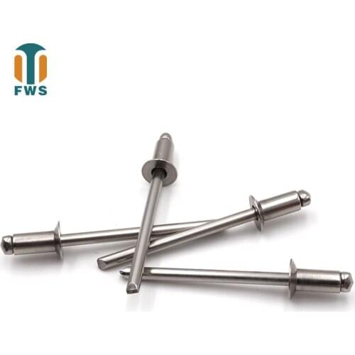 20PCS M4.8 14-35mm Multi Size GB /T 12617.4 DIN EN ISO 15984 Stainless Steel Countersunk rivets for Furniture Car Aircraft