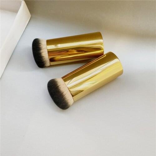 Airbuki Powder Foundation Brush - Portable Bamboo Density for Powder Blush Foundation Cream Brush - Beauty Makeup Tool