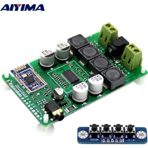 AIYIMA TPA3118 Bluetooth 5.0 Power Amplifier Audio Board 30Wx2 DC 12V 5A Home Theater Hifi Stereo Resonance Vibration Speaker