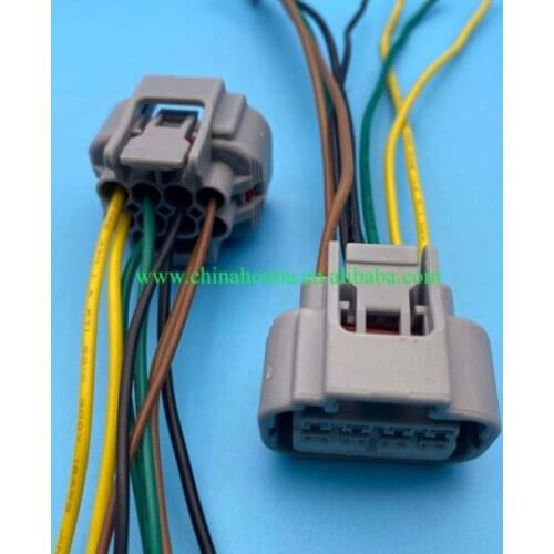 Free shipping 20/50 pcs 8 way pin female waterproof housing connector automotive connector 7283-1081-40 with 15cm 18AWG wire