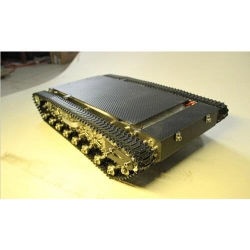 All metal heavyweight tank car chassis/ weight 8.5KG,load carry more than 30kg! / obstacle-surmounting tank chassis/robot parts