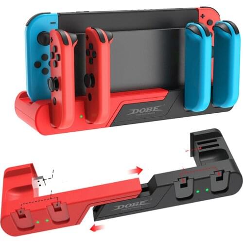 For Controllers Charger Stand Charging Dock Base Station For NS Switch NS NX Console Charge Holder 2 Game Slots