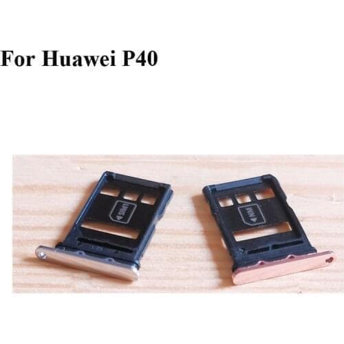 For Huawei P40 5G Original Sim Card Holder Tray Card Slot For Huawei P 40 Sim Card Holder Huaweip40ANA-AN00