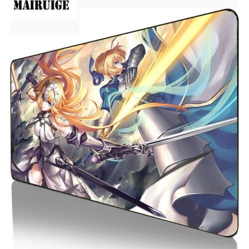 40*90CM Fate Gaming HD Print Computer Gamer Anime Mouse Pad Locking Edge 40*90CM Mousepad XXL Keyboard PC Mice Mats Pad for Csgo