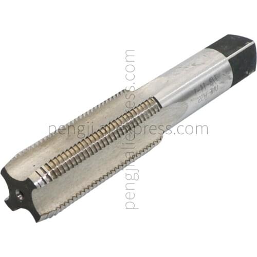 Machine Tap 7/8"-14 UNF Thread Pitch 4 Flutes, High Speed Steel Thread Forming Tap, HSS Machine Screw Plug Tap