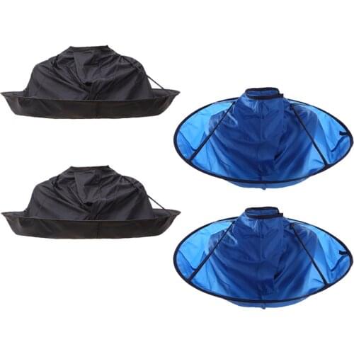 4x Professional Hair Cutting Cape Hair Catcher Haircut Umbrella Cloak Apron Gown