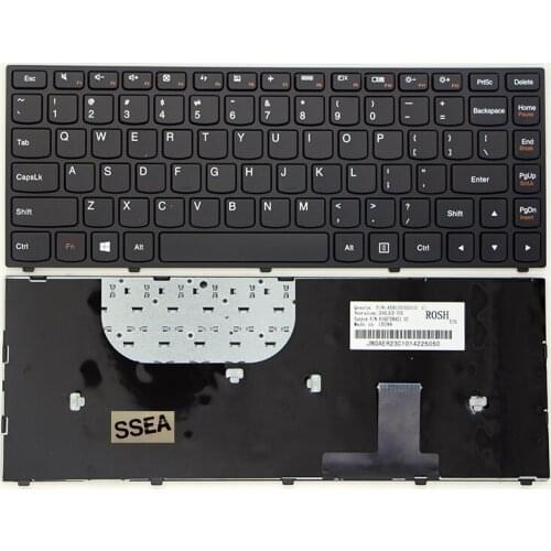 SSEA New US keyboard black For Lenovo Ideapad Yoga 13 Yoga13 laptop US keyboard