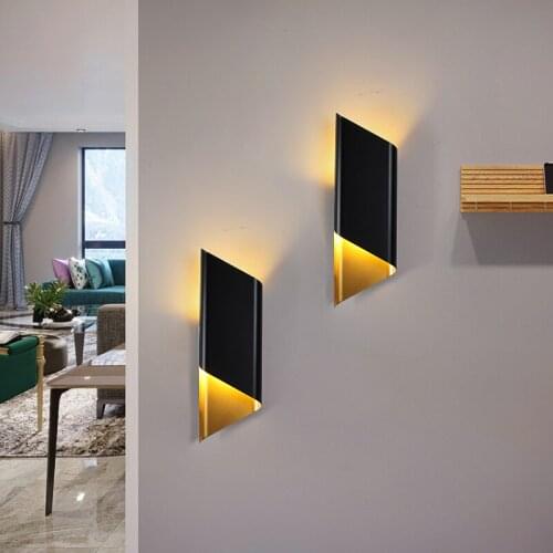 New Nordic Geometric Wall Lamp Personality Modeling Background Wall Lamp Decoration Bedroom Bedside Wall Lamp