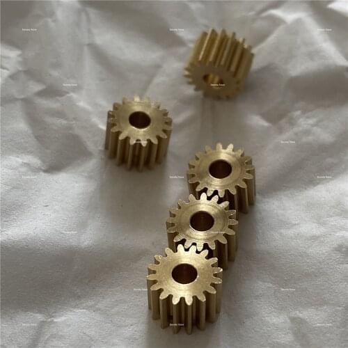 16 Teeth 3/5/6/8mm Thickness Copper Gear 0.5M 16T 2/3/3.175mm Quality DIY