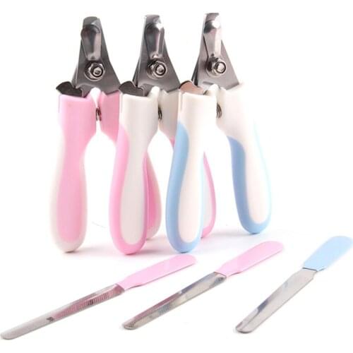 Professional Dog Nail Clippers Trimmers With Safety Guard And Non Slip Handles Pet Grooming Scissors For Large Small Dogs Cats