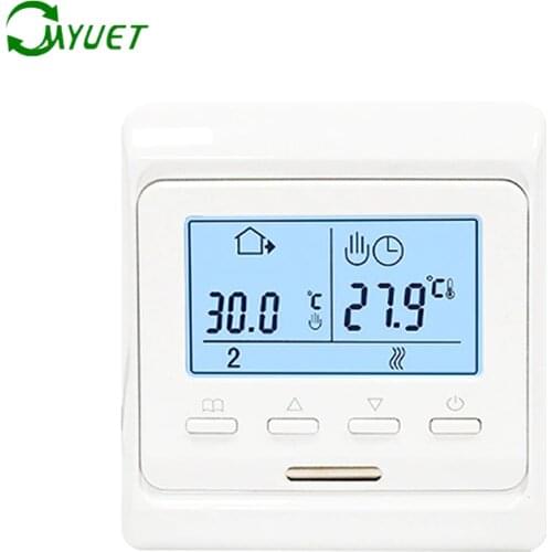 Myuet Programmable Water/Electric Heating Thermostat LCD Display Temperature Controller