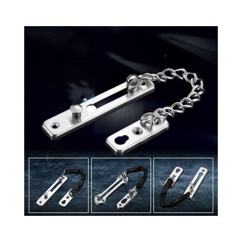 Anti-theft buckle anti-theft chain safety rope door bolt safety chain anti-lock hotel door lock stainless steel door chain
