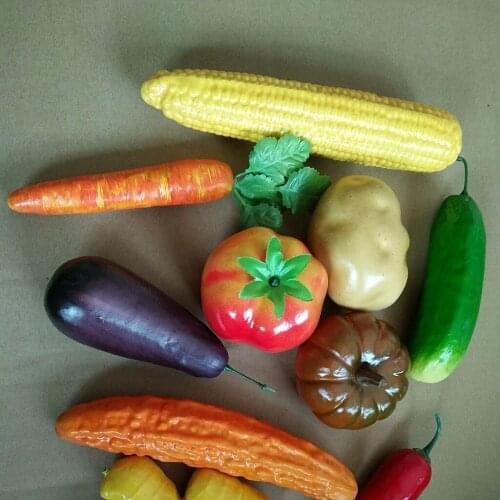 Realistic Artificial Vegetable Model Imitation Fake Food for Cabinet Display