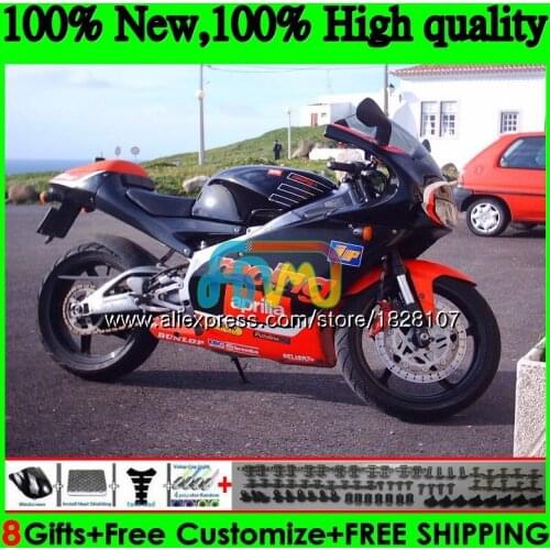 RS125R For Aprilia RS 125 R RR RS125 99 00 01 02 03 04 05 Hot red blk 64BS.13 RS4 RS-125 1999 2000 2001 2002 2003 2005 Fairing