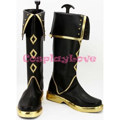 Custom Made Japanese Game Touken Ranbu Online Tachi Akashi Kuniyuki Cosplay Boots Cosplay Boots Shoes For Halloween Christmas