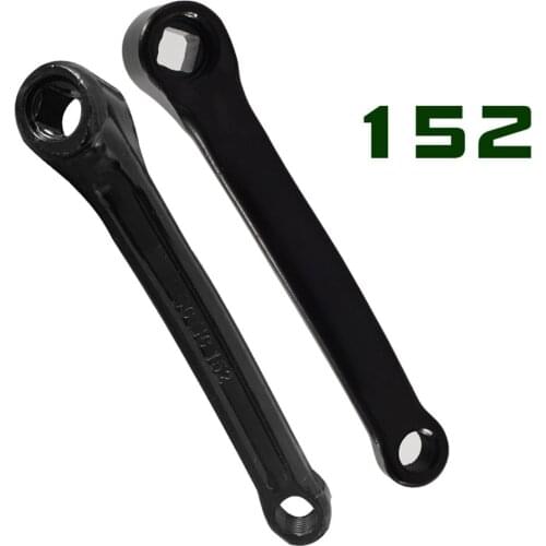 Bicycle full solid crank Aluminum Alloy 170/165/152 MM Mountain Bike Rhombus Chain Crank Pedal Connecting Rod Accessories