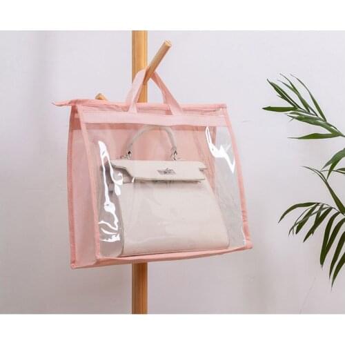 Handbag Moisture-proof Dust Proof Bags Wardrobe Sealed Leather Breathable Organizer Bag Transparent Protective Home Storage Bag