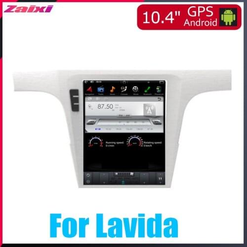 TBBCTEE 10.4" Tesla Type Android For Volkswagen VW Lavida 2011~2014 Car Android DVD Player Navigation GPS Radio Multimedia