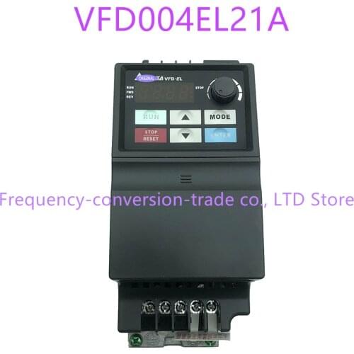 New VFD004EL21A VFD-EL Inverter AC Motor Drive 1 Phase 220V 400W 0.5HP 2.5A 600HZ