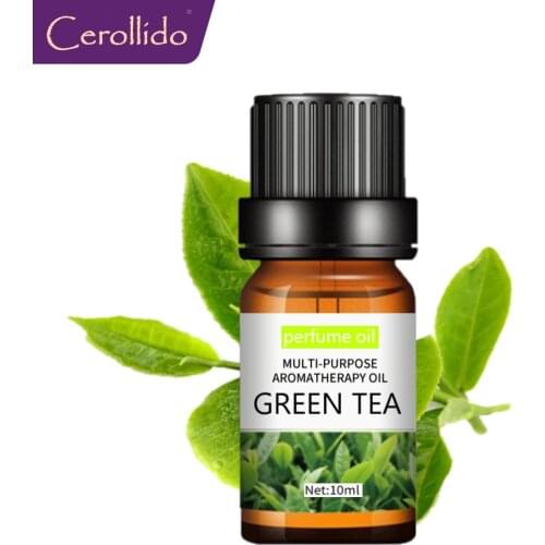 Green Tea Fragrance Oil Perfume Oil Essential Oil For Diffuser Relex DIY Soap Making Fresh Air Peppermint Lavender Jasmine