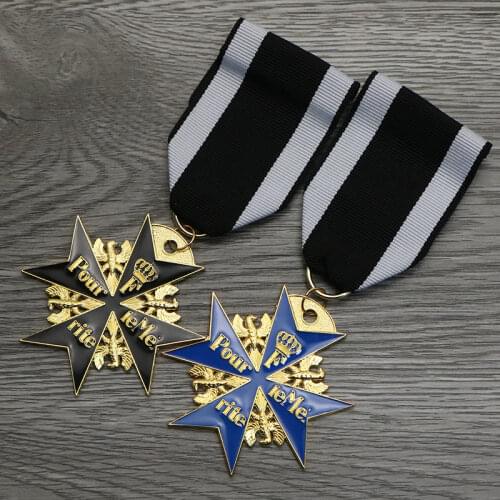 WW2 Prussian German Army WWI Gold Blue Max Pour Le Merite Medal