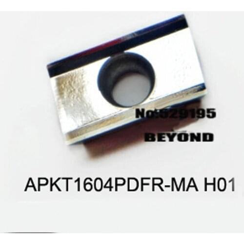 Korloy APKT1604PDFR-MA H01 APKT1604PDFR APKT1604 PDFR APKT 1604 Carbide Inserts for Aluminum Copper Lathe Tools Milling Cutter