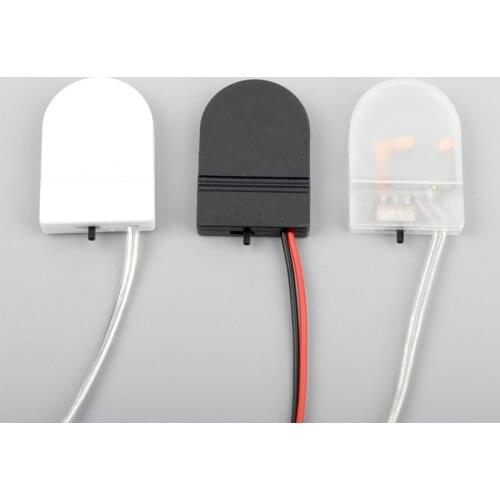 2PCS Button Coin Cell Battery Socket Holder Case Cover With ON-OFF Switch 3V battery Storage Box