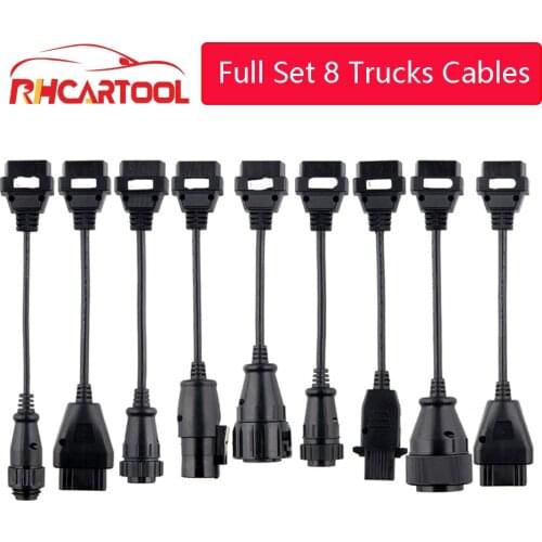 2019 OBD2 Multidiag Diagnotic Cables Car/truck Cables With Full Set 8 Car Cables PRO OBD2 OBDII Cables For MVD/Multidiag Pro