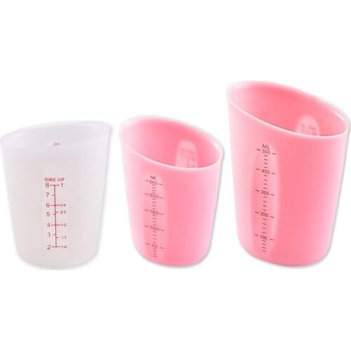 250/500ML Silicone Measuring Cup Split Cup Resin Silicone Mould Handmade DIY Jewelry Making Tool Epoxy Resin Cup Measuring Tools