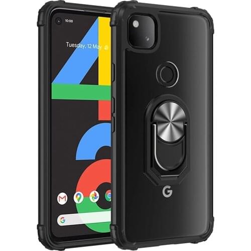 For Goolgle Pixel 4a 5 4a 5G PC acrylic car holder anti falling all package mobile phone protective case for Goolgle Pixel 4a 5