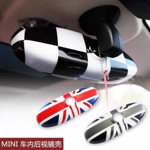 Car Rear View Mirror Case Cover Sticker Decor Car-Styling For BMW MINI Cooper JCW S One+ R55 R56 R57 R58 R59 R60 R61 Countryman