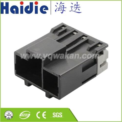 Free shipping 5sets 6pin auto plastic male plug of 7123-6366-30 electrical wiring cable unsaled connector HD0612Y-6.3-11