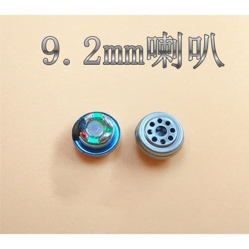 9.2mm speaker unit Graphene diaphragm unit speaker Three frequency equalization 16ohms 2pcs