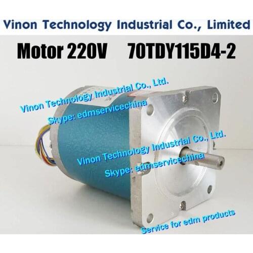 70TDY115D4-2 Motor 28W/220V (Original) for AgieCharmilles Drill EDM Machine HD,SD Stepper motor 383504276, 383.504.276 Agie Char