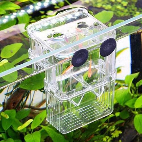 Aquarium Double Layer Fish Isolation Breeding Hatching Box