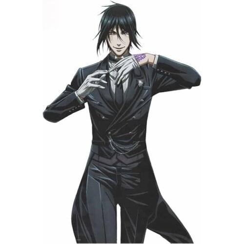 Personality Black Butler Sebastian Michaelis Decal Snowboard Suitcase Car Stickers Surfboard Camper Decoration Apply To Car Door