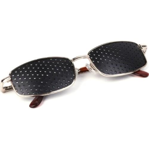 Metal Glasses Exercise Eyewear Eyesight Improvement Vision Training Black New