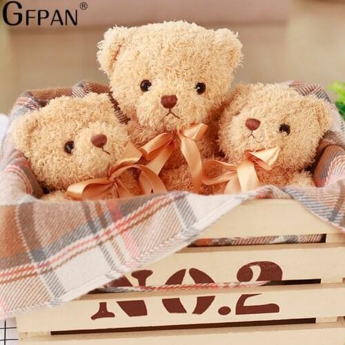 30cm Lovely Simulation Teddy Bear Stuffed Toy Super Brown Bear Cute Plush Toys Dolls Birthday Gift For Kids Baby Children