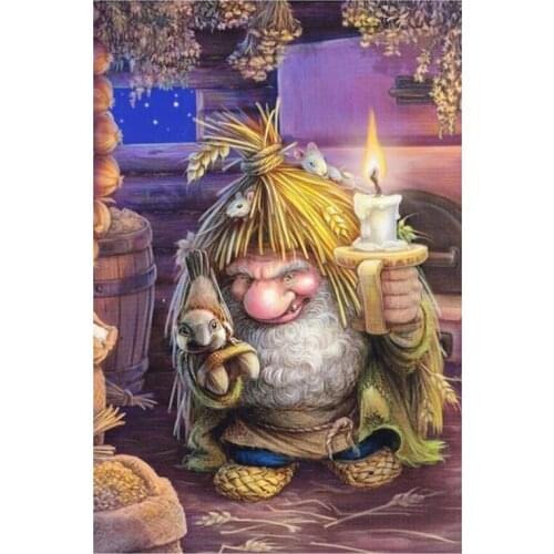 New Arrivals DIY Full Round Diamond Painting Strange Old Man 3D Embroidery Cross Stitch Rhinestone Mosaic Home Decor Yc1059