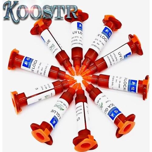 Wholesale 10pcs/lot 5ml UV Glue LOCA Liquid Optical Clear adhesive for iPhone Samsung glass lens Repair free shipping