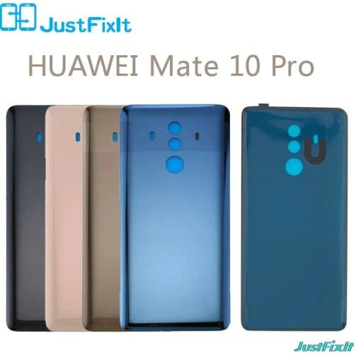 Original For HUAWEI Mate 10 Pro Glass Battery Cover Replacement Back Door Rear Housing Cover Case Adhesive Sticker