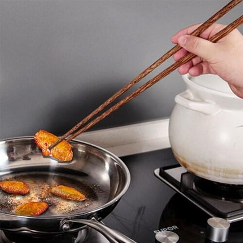 Hot pot chopsticks Chinese Style Chopsticks wood Chopsticks Restaurant Hot Pot Long Sushi Chopsticks Household Kitchen Utensils