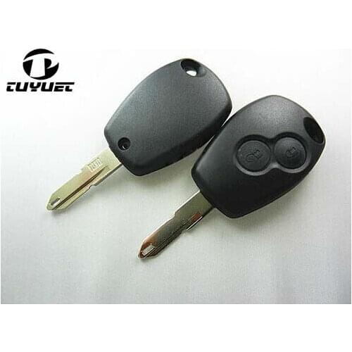 Replacement 2 Buttons Car Key Blanks Case for Renault Koleos Remote Key Shell