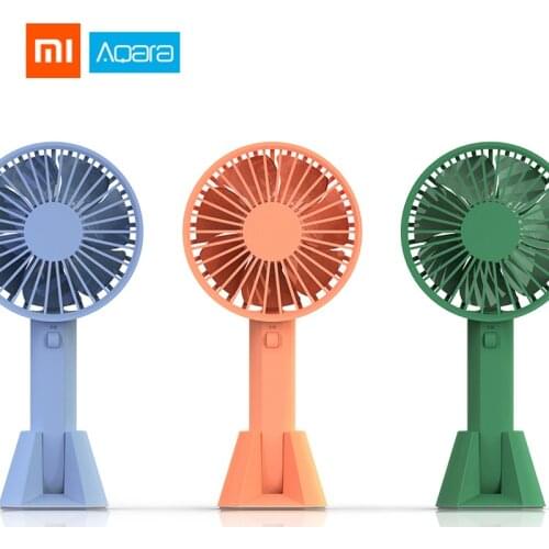 New XiaoMi VH Brand Portable Handheld Fan Low Noise With Chargable Built-in Battery USB Port Design Handy Mini Fan 3 levels wind