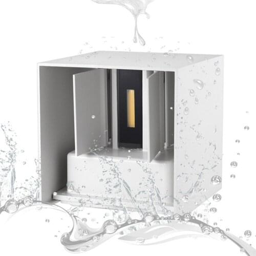 Waterproof Home Decor 12W 85~265V COB LED Wall Lamp Indoor Outdoor Simple Style Wall Lights for Bedroom Hallway Porch Balcony